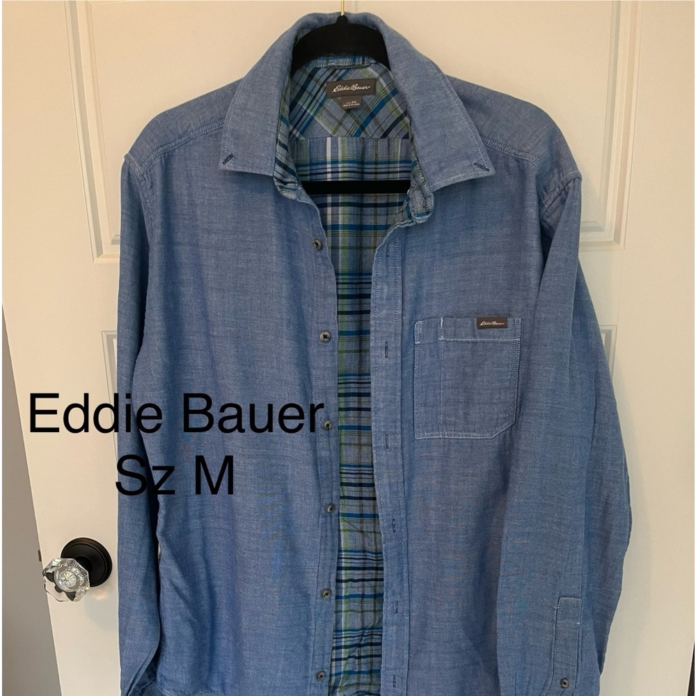 Men’s Shirt. Eddie Bauer. Sz Medium.